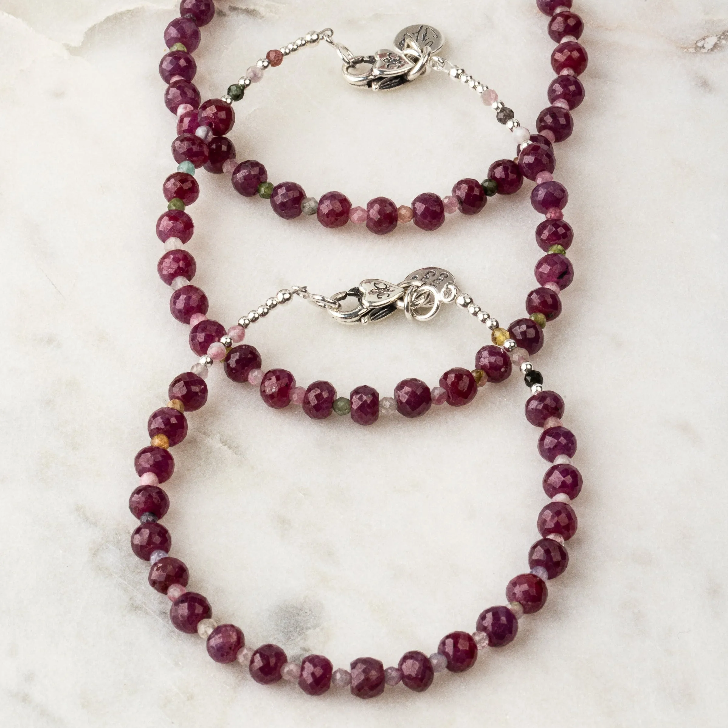 Red Ruby Kisses Classic Signature Bracelet
