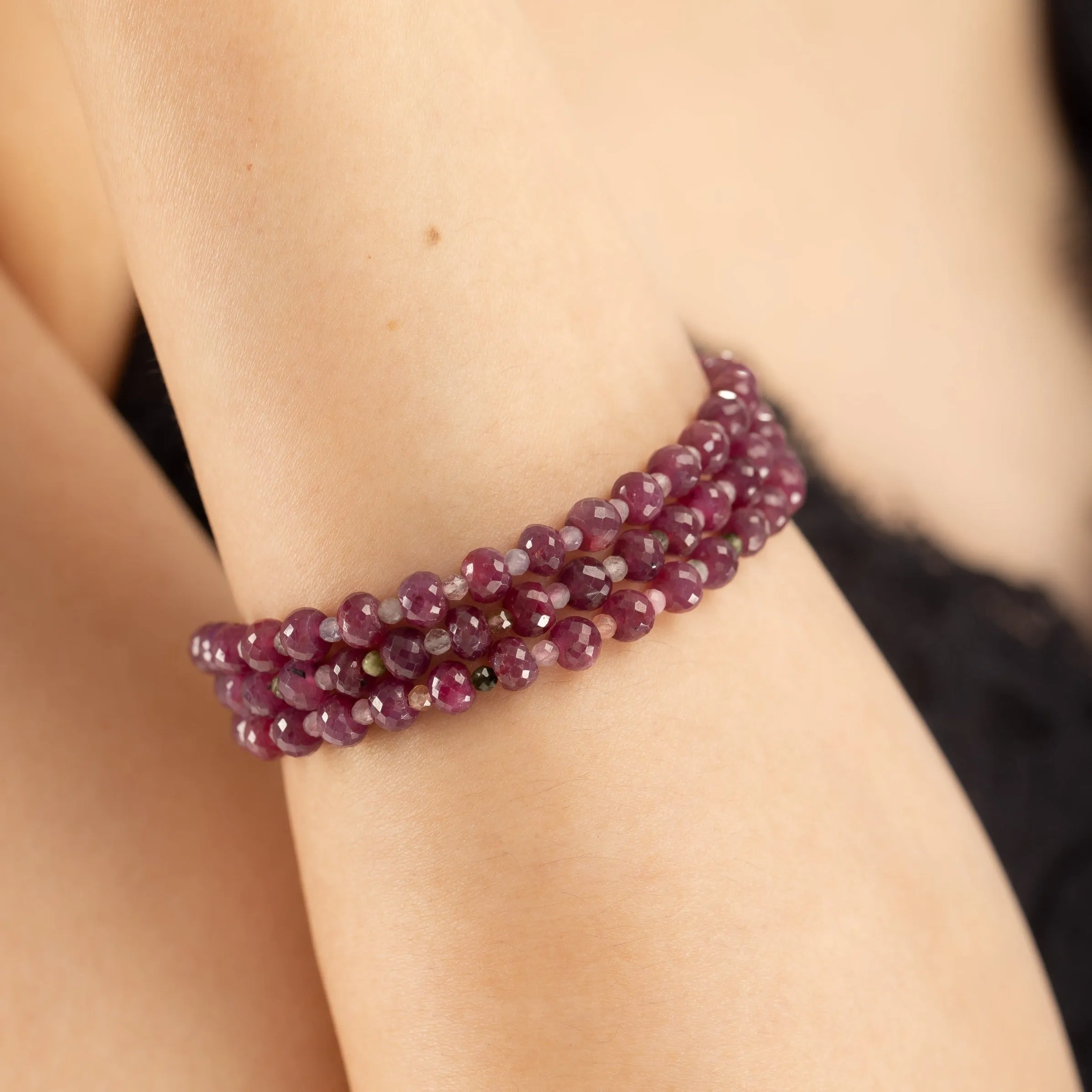 Red Ruby Kisses Classic Signature Bracelet