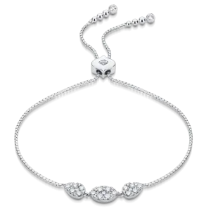 Reverie Marquis & Pear Diamond Bolo Bracelet