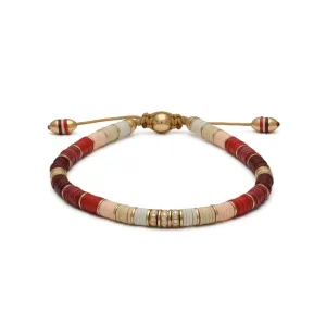 Rizon Bracelet I Wine Pattern I Pave Detail I Yellow Gold