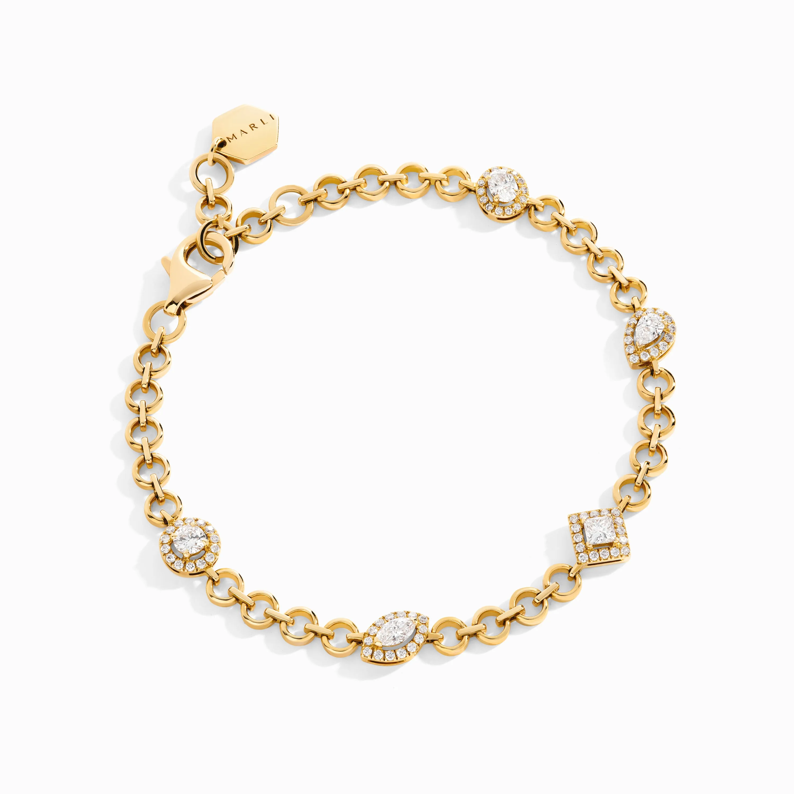 Rock Charm Chain Bracelet