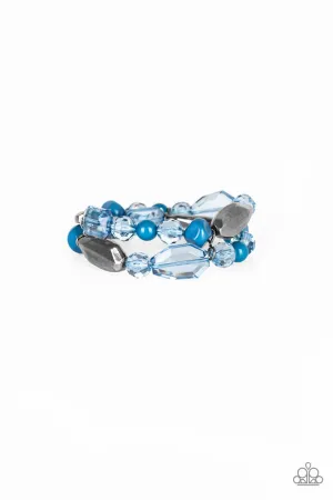 Rockin Rock Candy Blue Paparazzi Bracelet