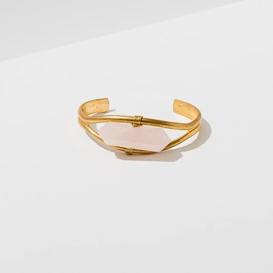 Roosevelt Island Crystal Bracelet - Rose Quartz