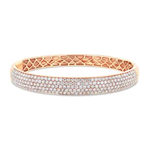 Rose Gold Diamond Bangle