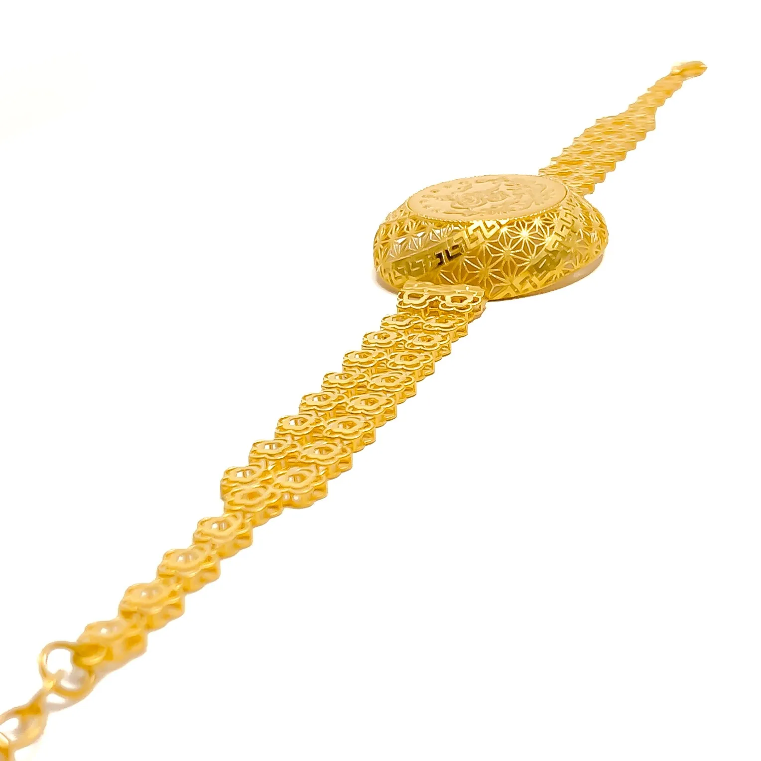 Royal Dressy 21k Gold Bracelet