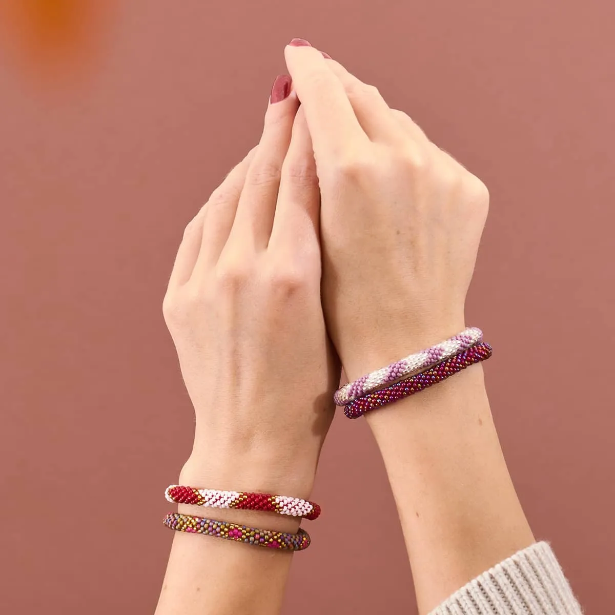 Ruby Soho | Himalayan Glass Bead Bracelet