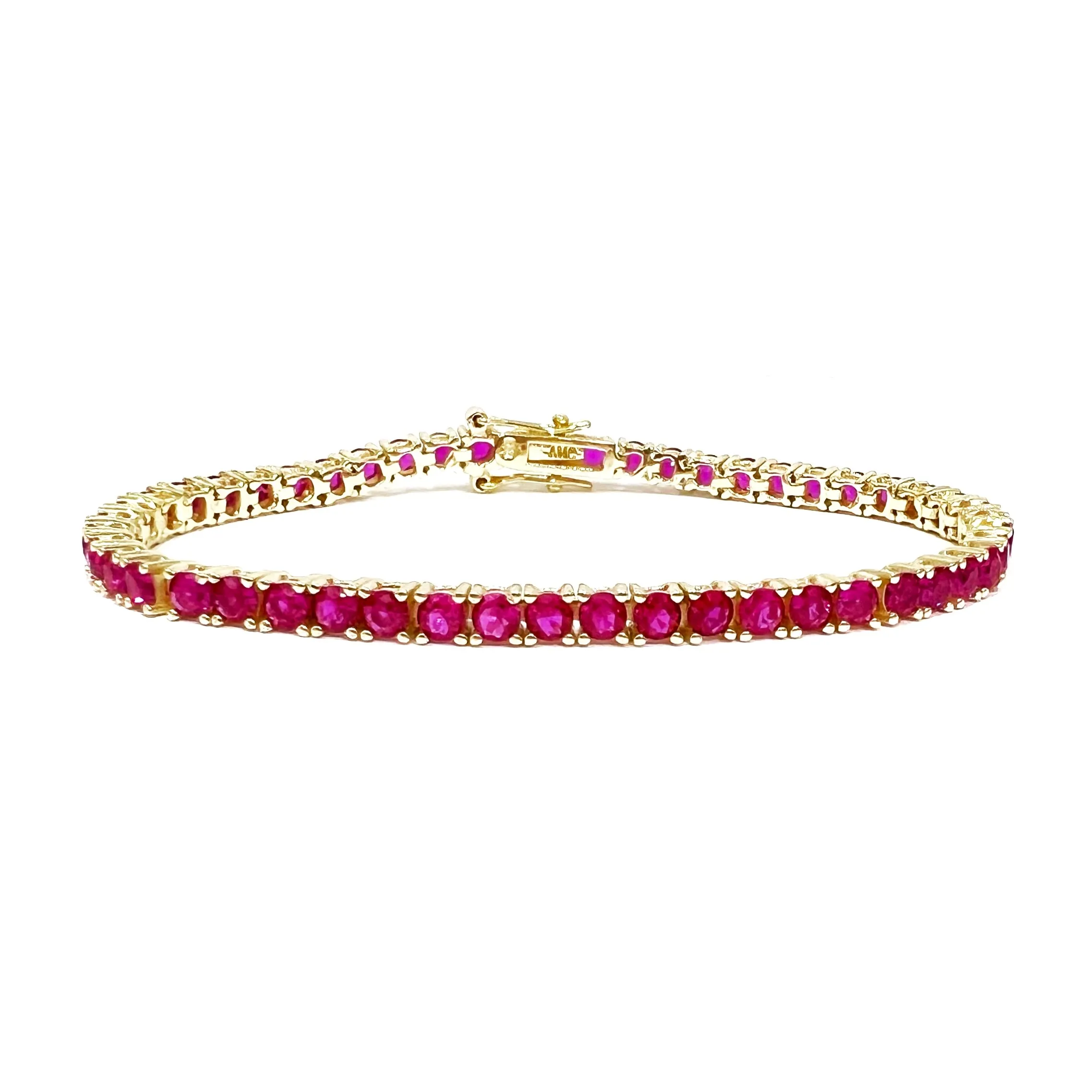 Ruby Tennis Bracelet