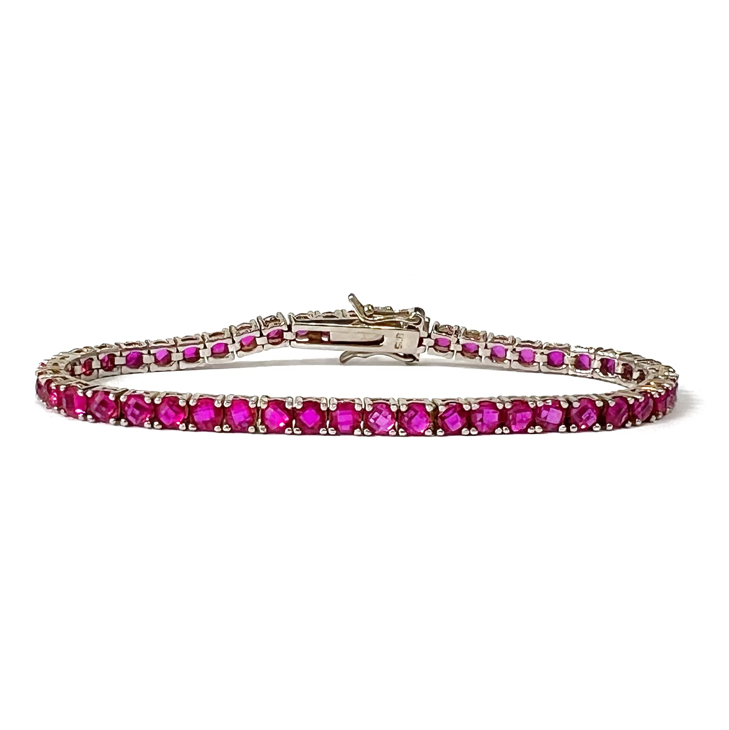 Ruby Tennis Bracelet