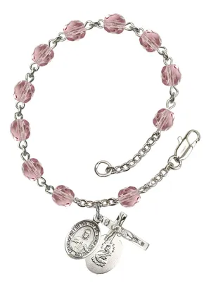 Scapular Custom Birthstone Rosary Bracelet