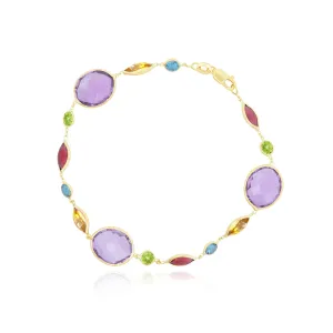 Semi Precious Gemstone Bracelet