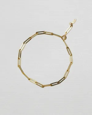Simply Paperclip Chain Bracelet