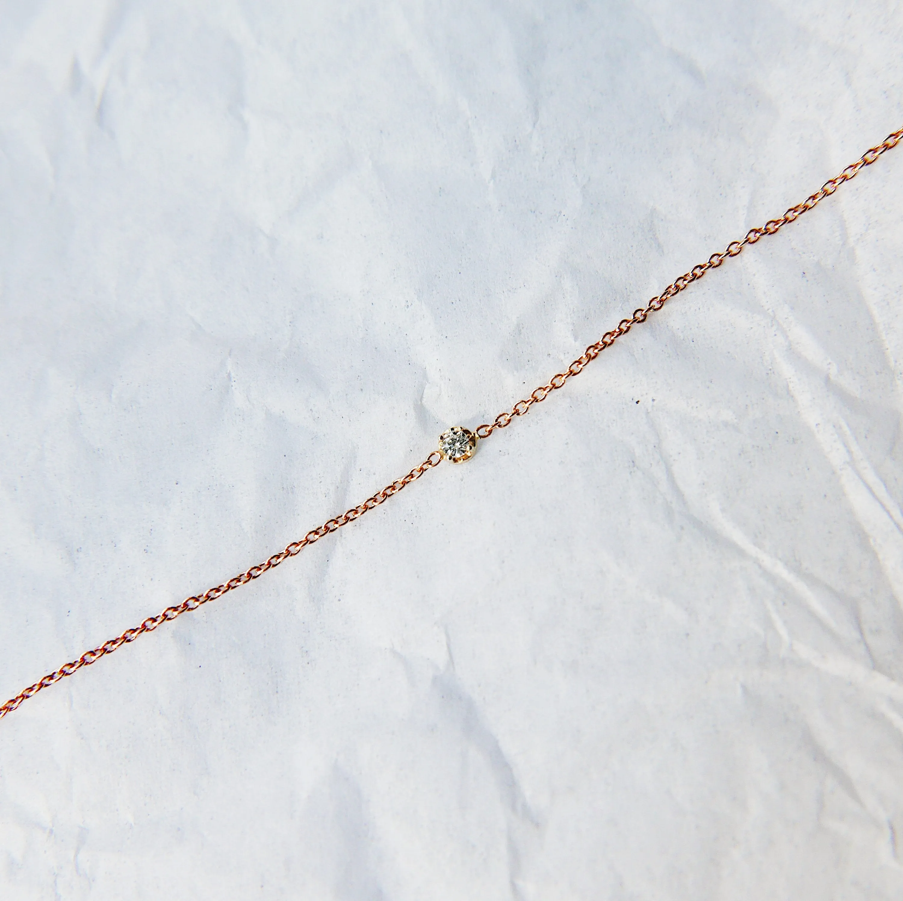 Single Diamond Bracelet