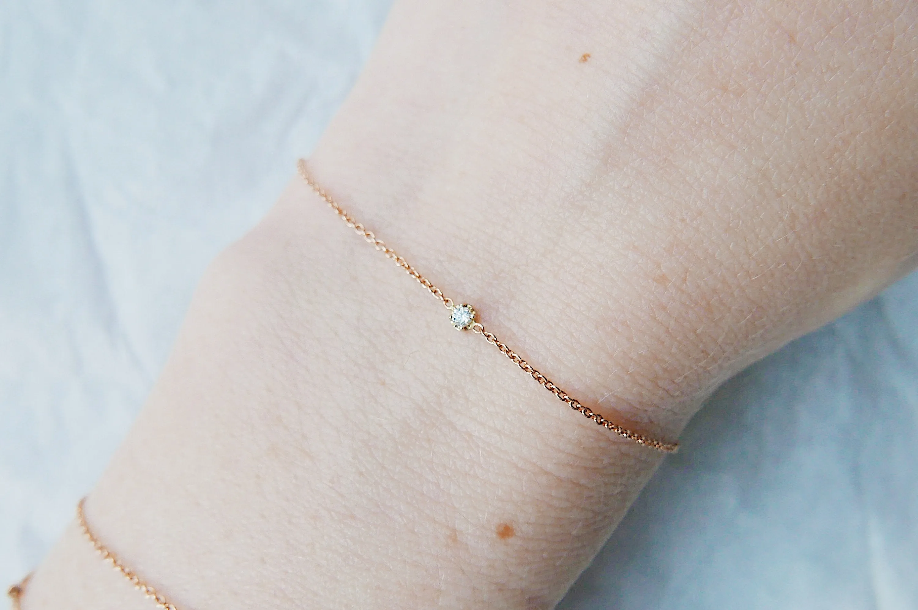 Single Diamond Bracelet