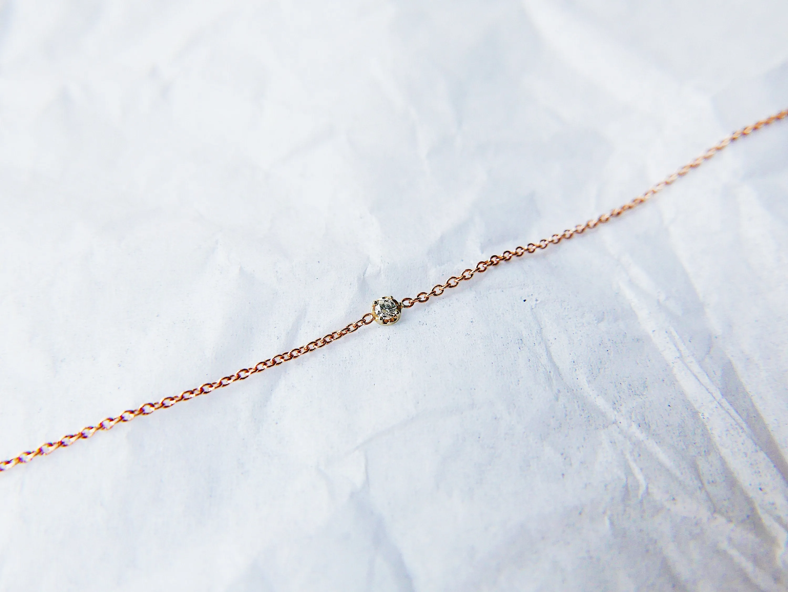 Single Diamond Bracelet