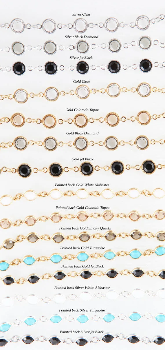 Single Large Crystal Bracelet