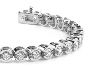 Smile Link Lab-Grown Diamond Tennis Bracelet with 10.12 ct.(finished) 4.75mm