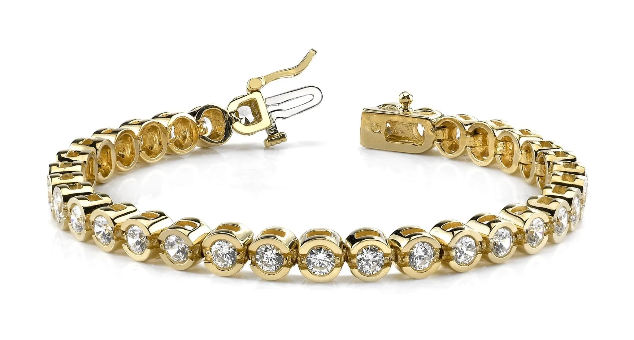 Smile Link Lab-Grown Diamond Tennis Bracelet with 10.12 ct.(finished) 4.75mm