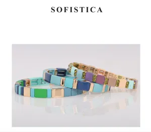 Sofistica Tile Bracelets