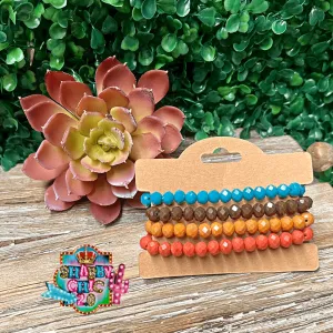 Southwest Crystal Bracelet Set