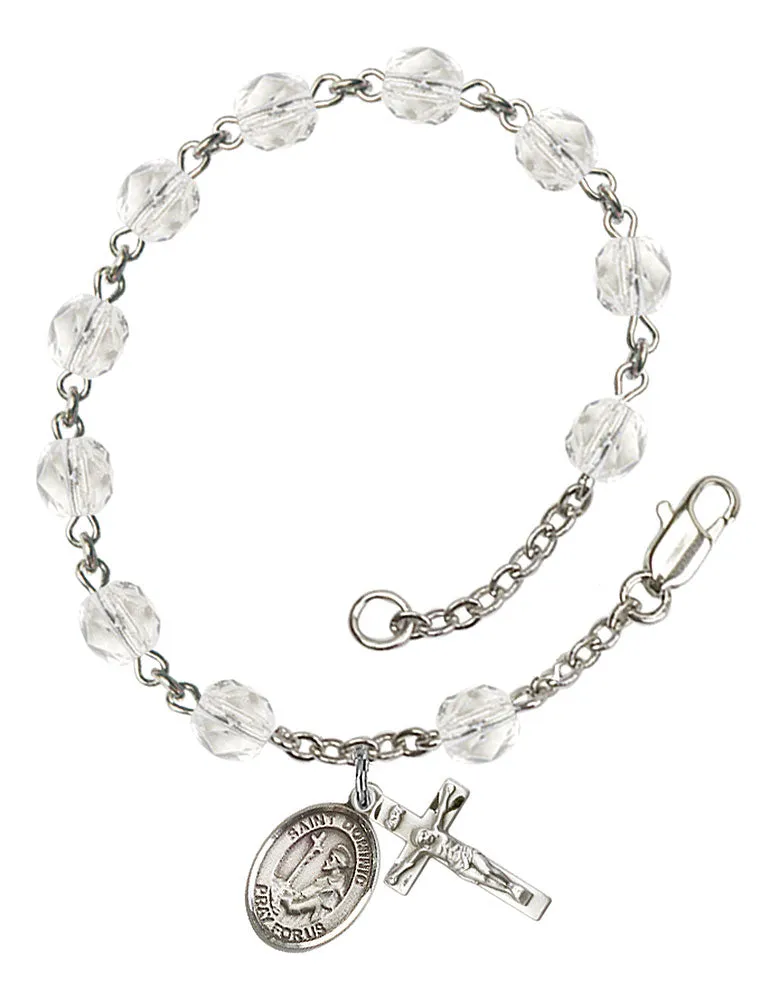 St. Dominic de Guzman Custom Birthstone Rosary Bracelet