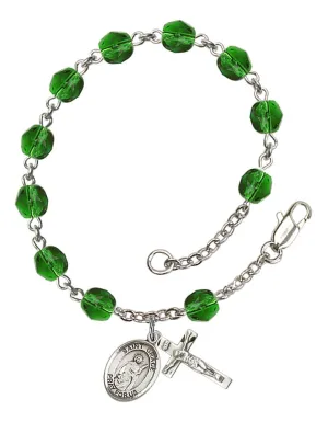 St. Grace Custom Birthstone Rosary Bracelet