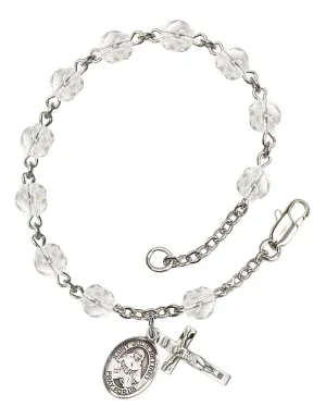 St. Julie Billiart Custom Birthstone Rosary Bracelet