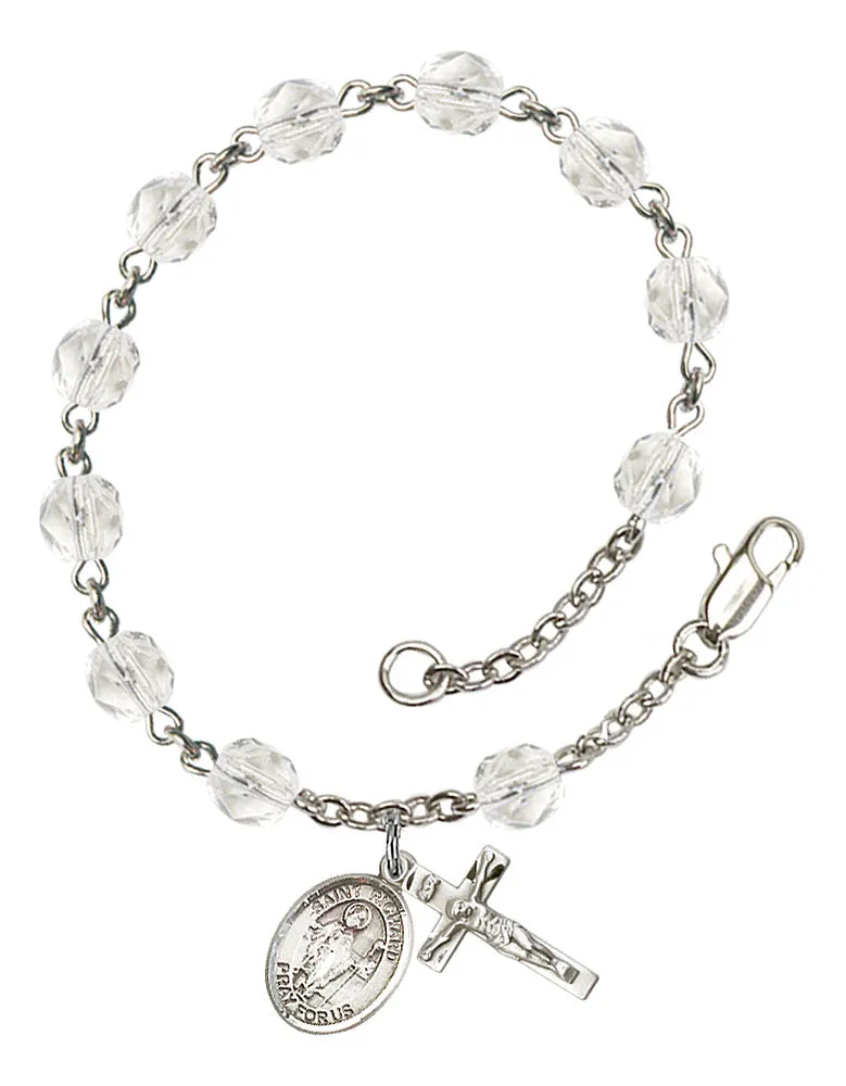 St. Richard Custom Birthstone Rosary Bracelet