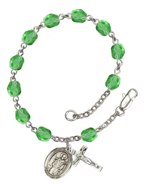 St. Wolfgang Custom Birthstone Rosary Bracelet