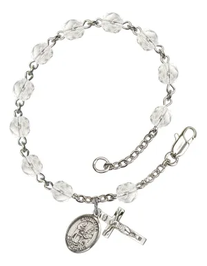 St. Zita Custom Birthstone Rosary Bracelet