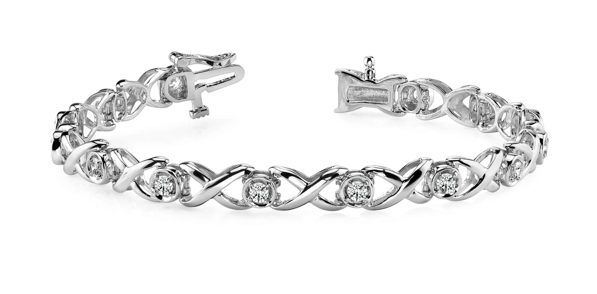 Stargazer Designer Diamond Bracelet with 0.98 ct.(finished) 2.75mm