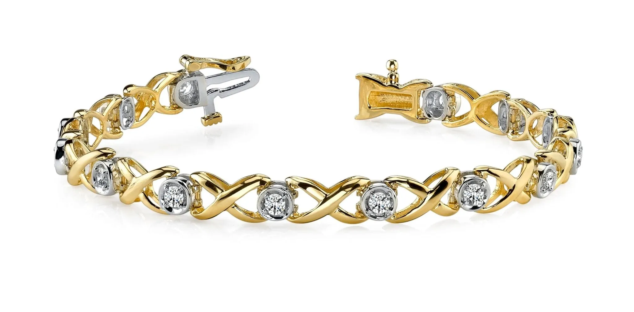 Stargazer Designer Diamond Bracelet with 0.98 ct.(finished) 2.75mm