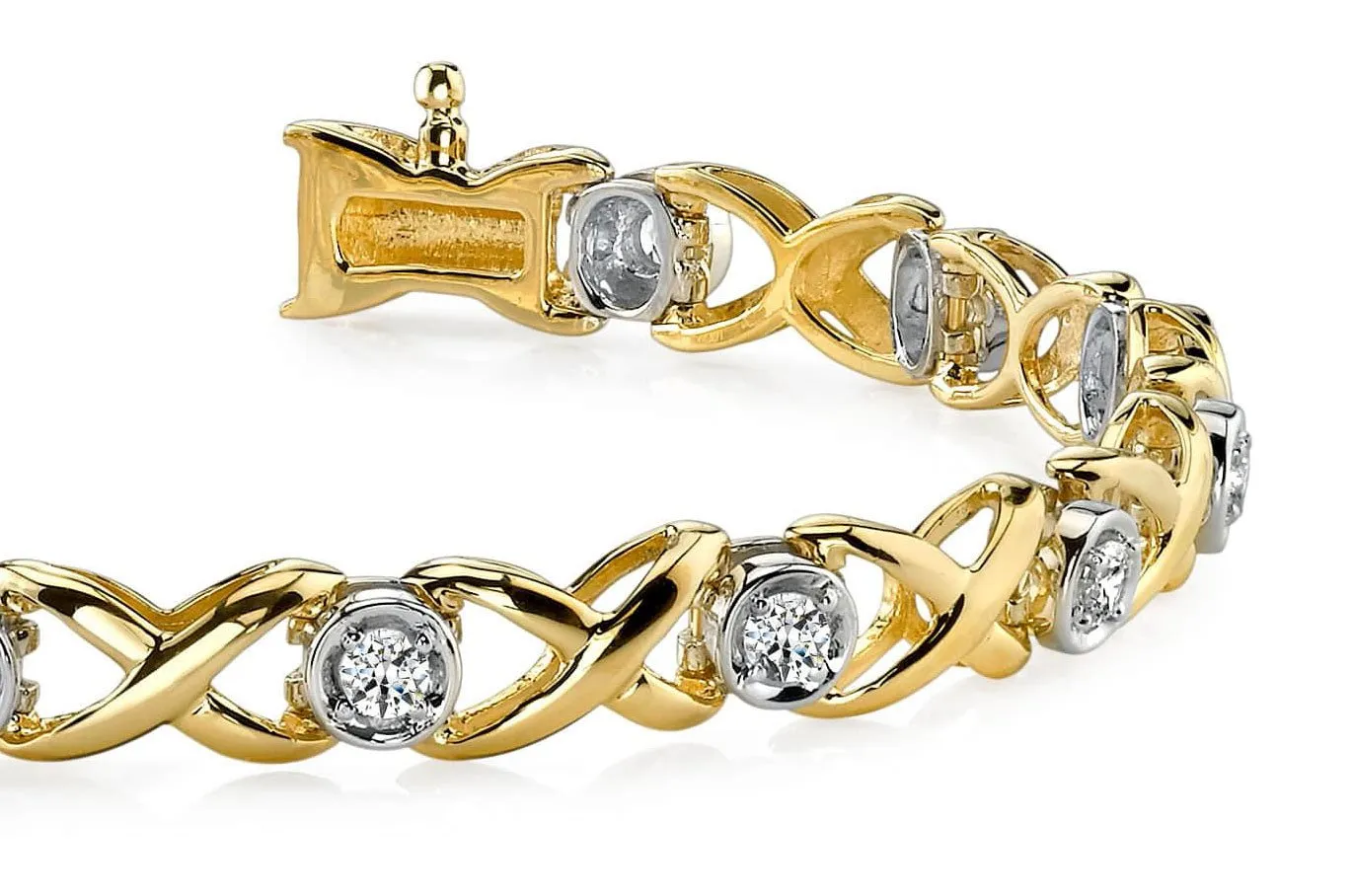 Stargazer Designer Diamond Bracelet with 0.98 ct.(finished) 2.75mm