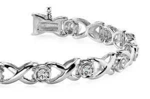 Stargazer Designer Diamond Bracelet with 0.98 ct.(finished) 2.75mm