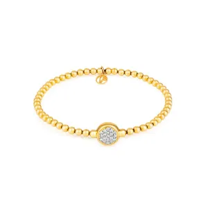 Stirata Gold Round Diamond Bracelet