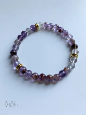 Super Seven Amethyst Bracelets - Handmade