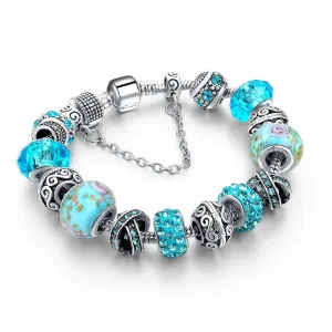 Szelam Jewellery European Charm Bracelets For Women 925 Silver Chain Bracelets & Bangles DIY Jewelry Pulseras SBR160014