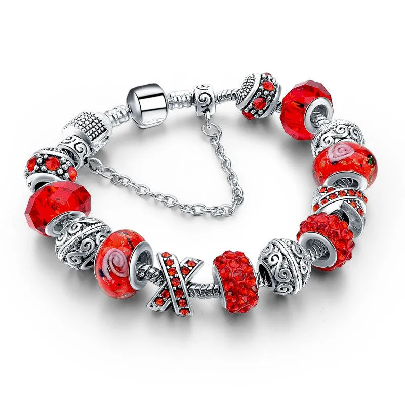 Szelam Jewellery European Charm Bracelets For Women 925 Silver Chain Bracelets & Bangles DIY Jewelry Pulseras SBR160014