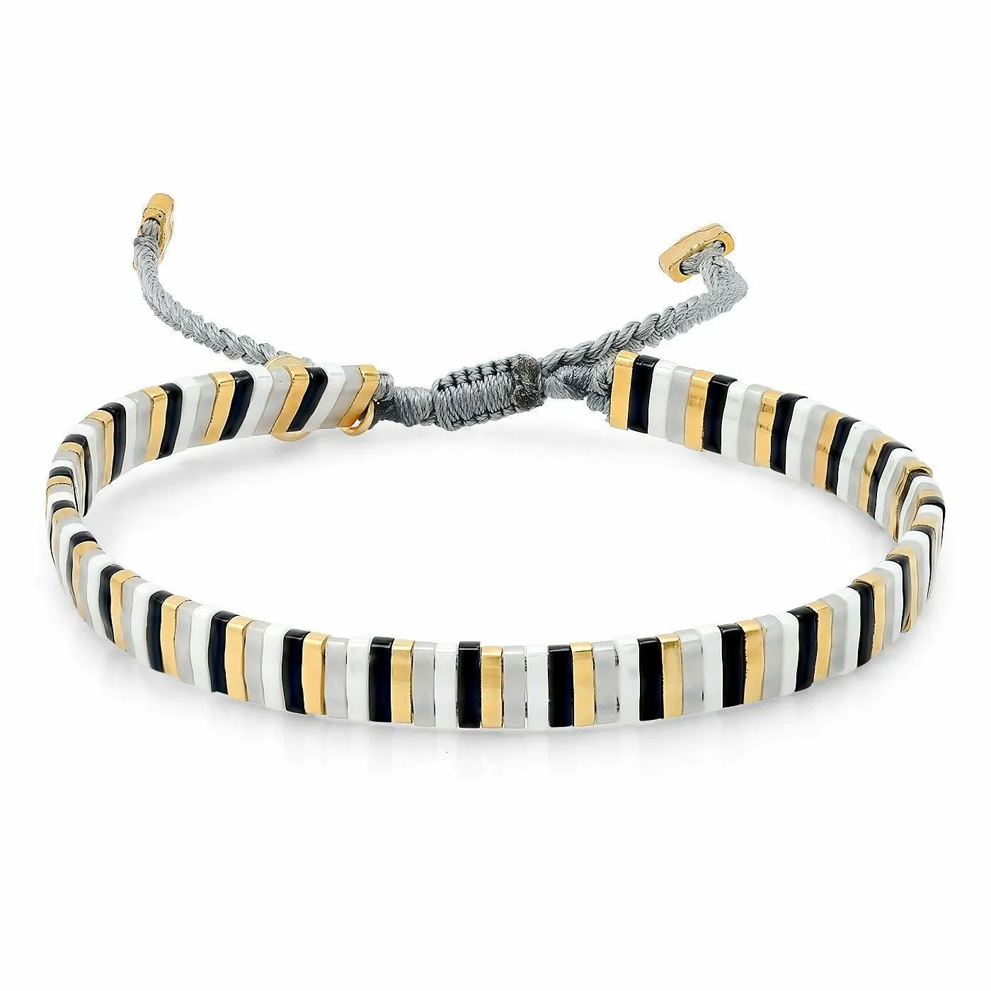 TAI Candy Striper Bracelet in Metallic Multi