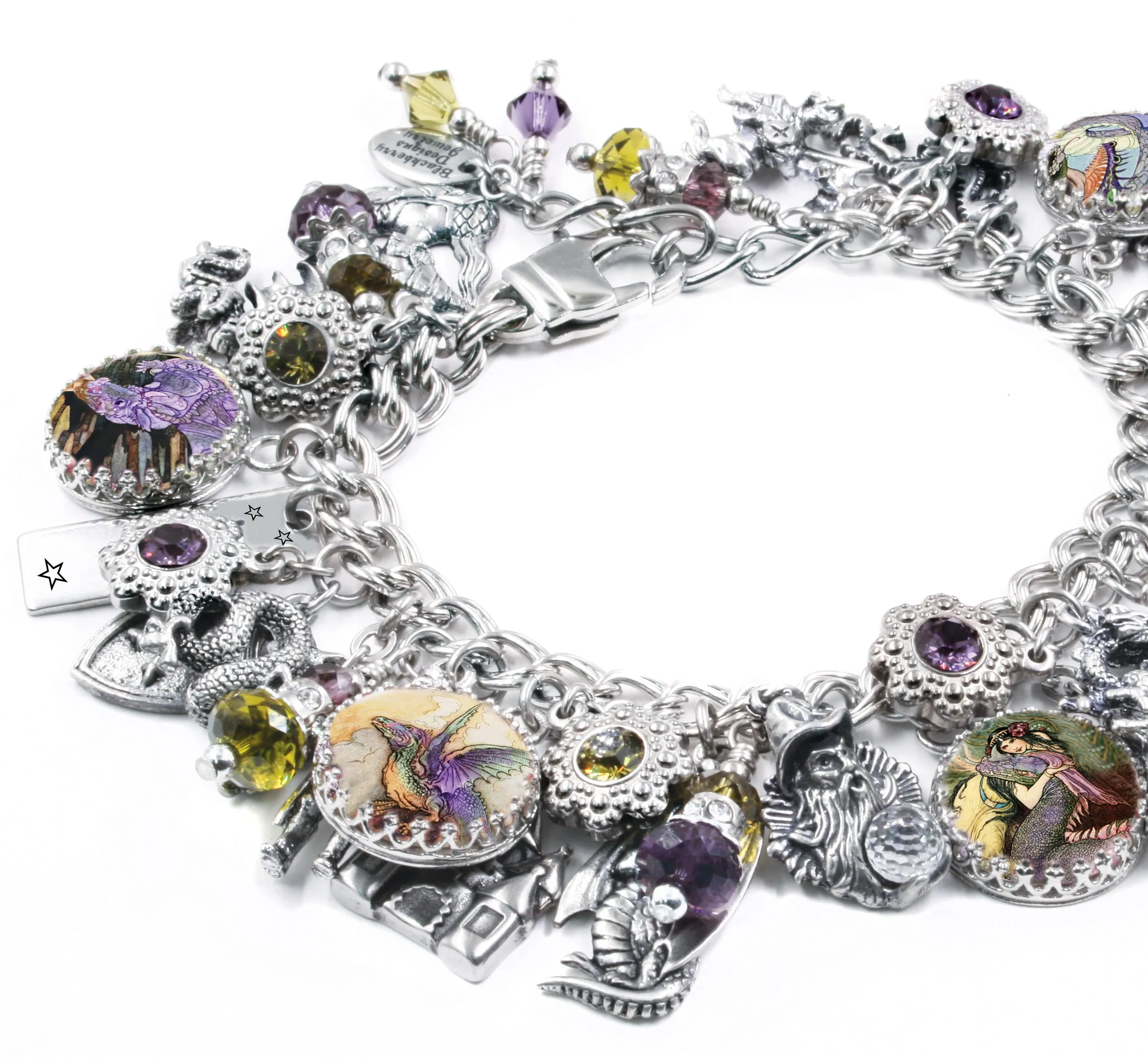 The Enchanted Dragon Charm Bracelet