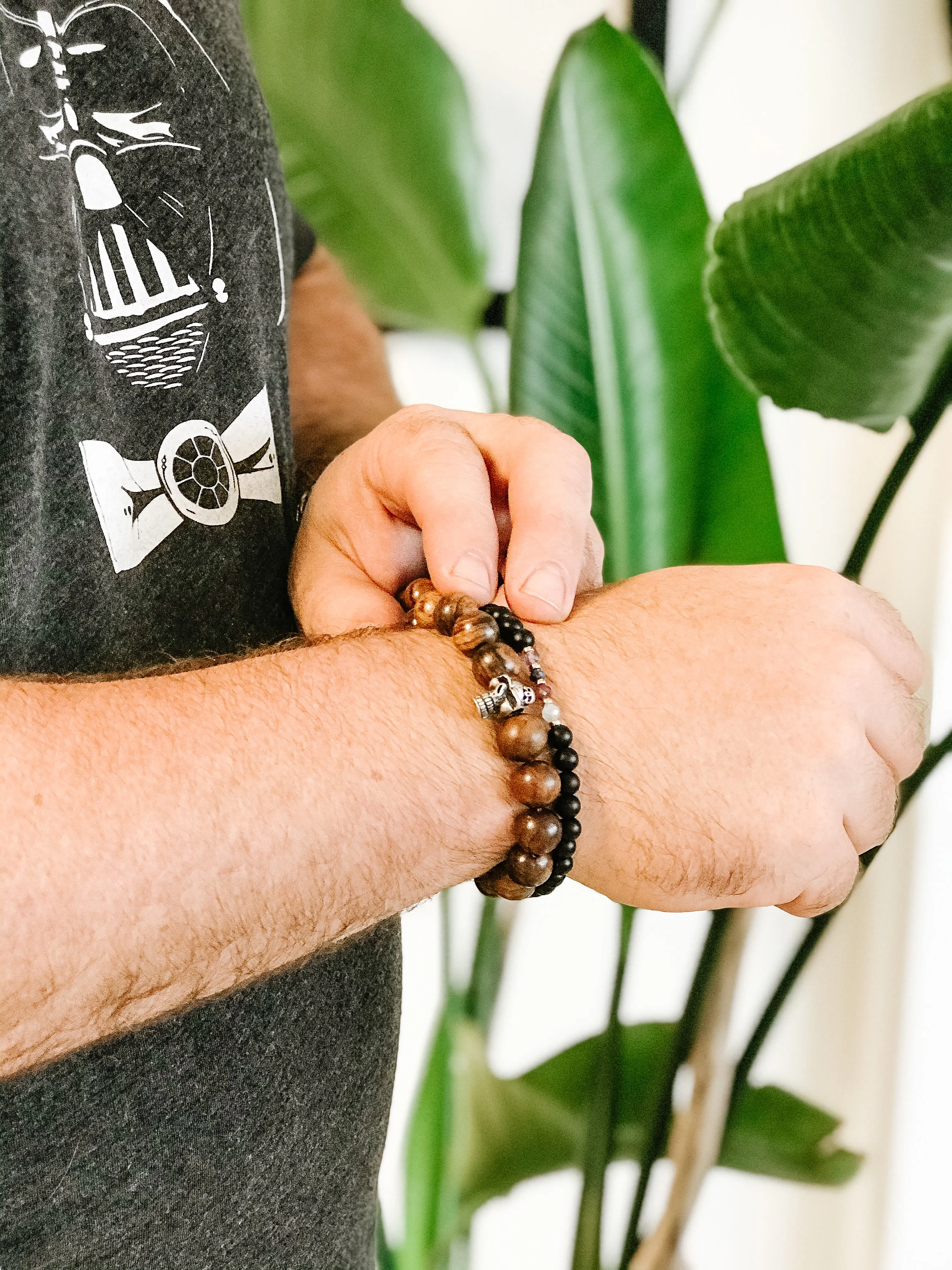 The Mens Family Birthstone Bracelet