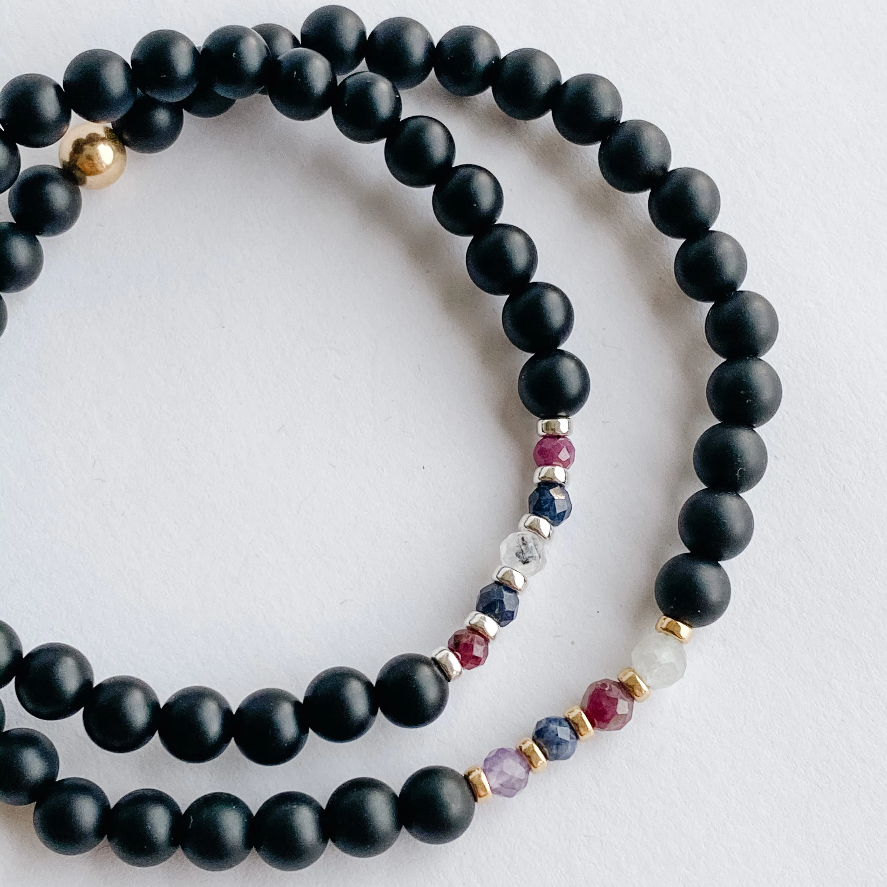 The Mens Family Birthstone Bracelet