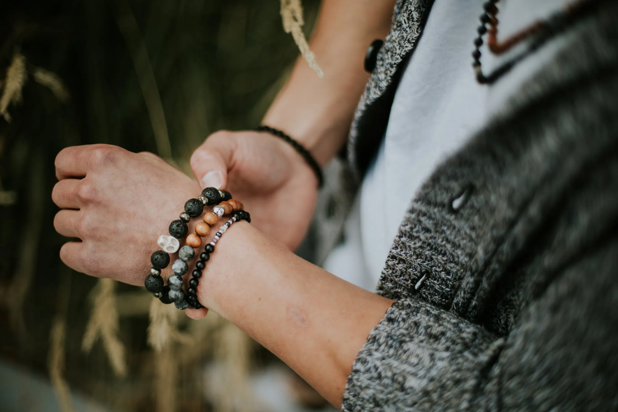 The Mens Family Birthstone Bracelet