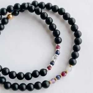 The Mens Family Birthstone Bracelet