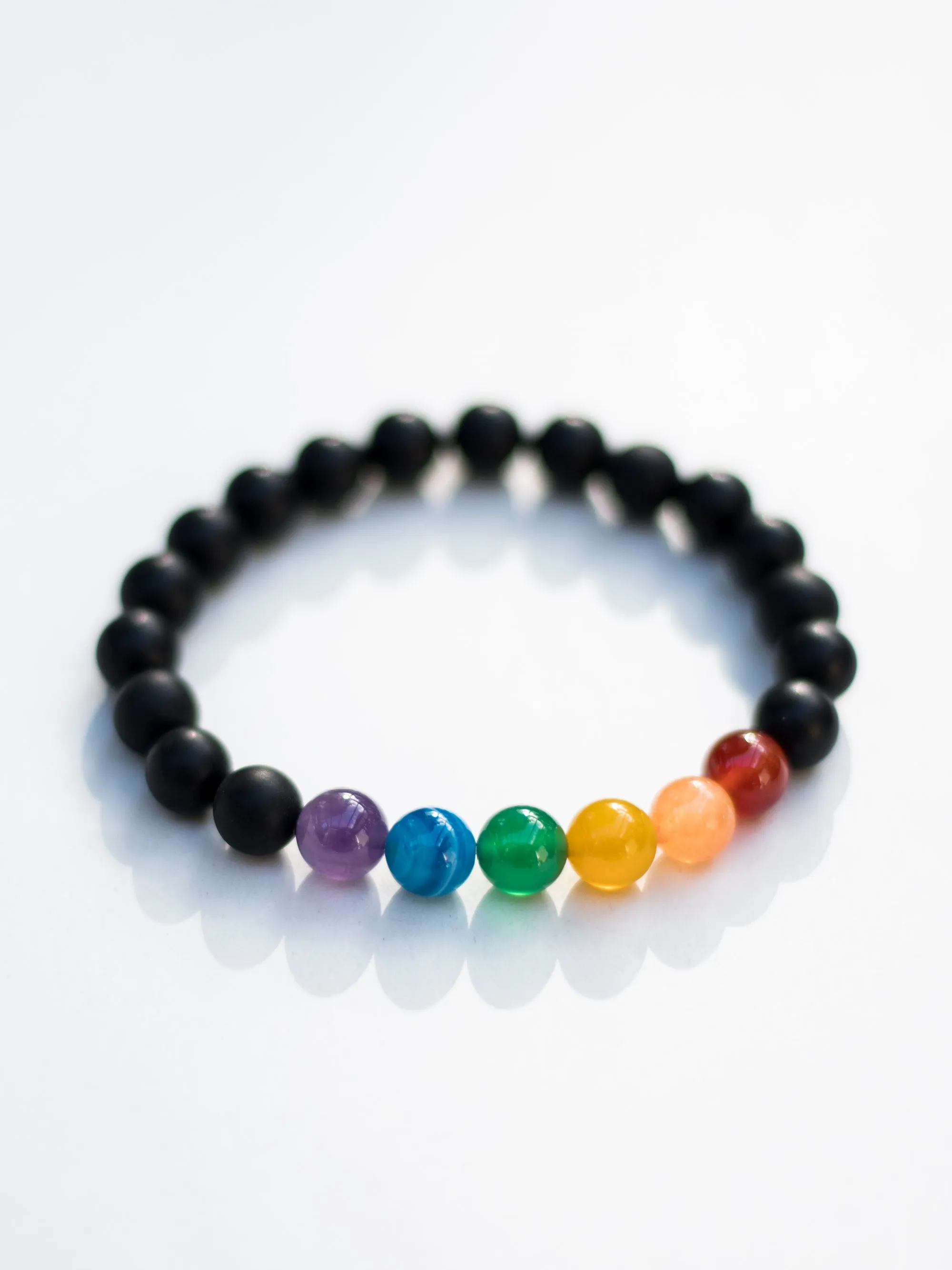 The Rudest Real Gemstone Bracelet - 2 Pack - Onyx & Jasper