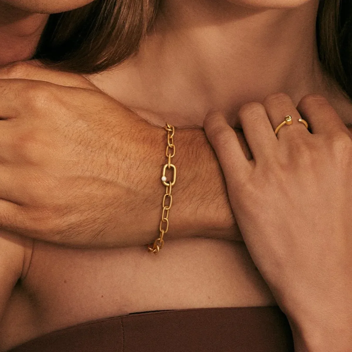 Thor(vi) Chain Diamond Link Bracelet