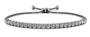 Timeless Dreams Adjustable Lab-Grown Diamond Bracelet with 1.38 ct.(finished) 2.5mm