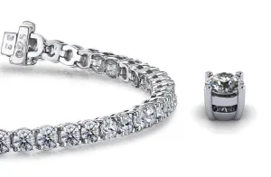 Timeless Dreams Lab-Grown Diamond Tennis Bracelet with 15.20 ct.(finished) 4.7mm
