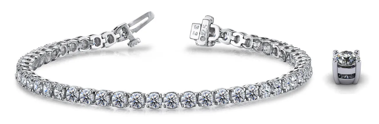 Timeless Dreams Lab-Grown Diamond Tennis Bracelet with 15.20 ct.(finished) 4.7mm