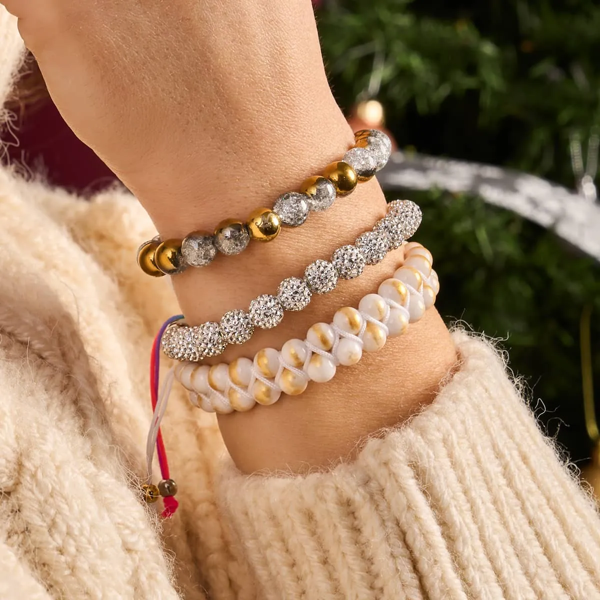 Toasted Marshmallow | 18k Gold x Jade | Vitality Bracelet