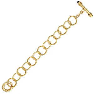 Toggle Bracelet-Blue Sapphire
